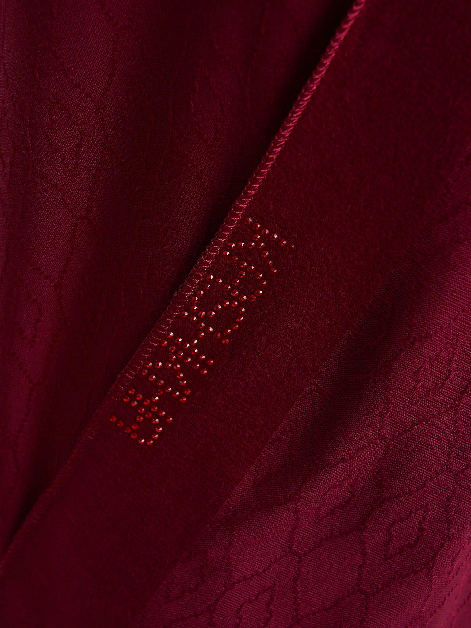 Floral Jacquard Self Print Jersey Hijab (SRKP22127L) - Image 28