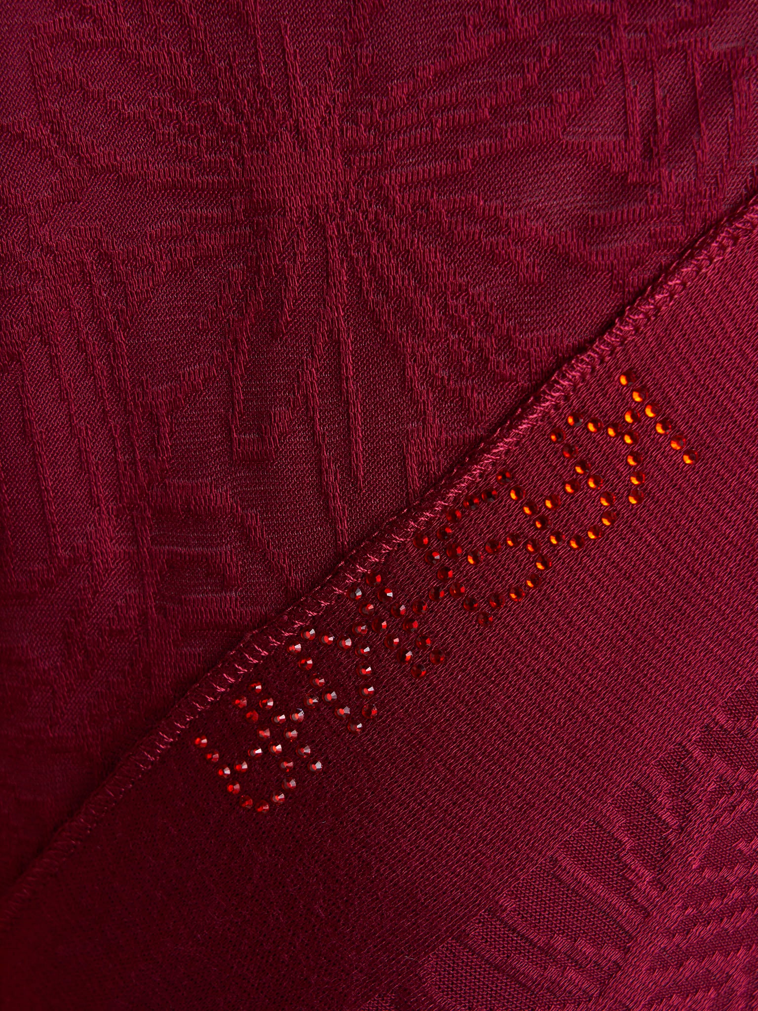 Floral Jacquard Self Print Jersey Hijab (SRKP22128L) - Image 14
