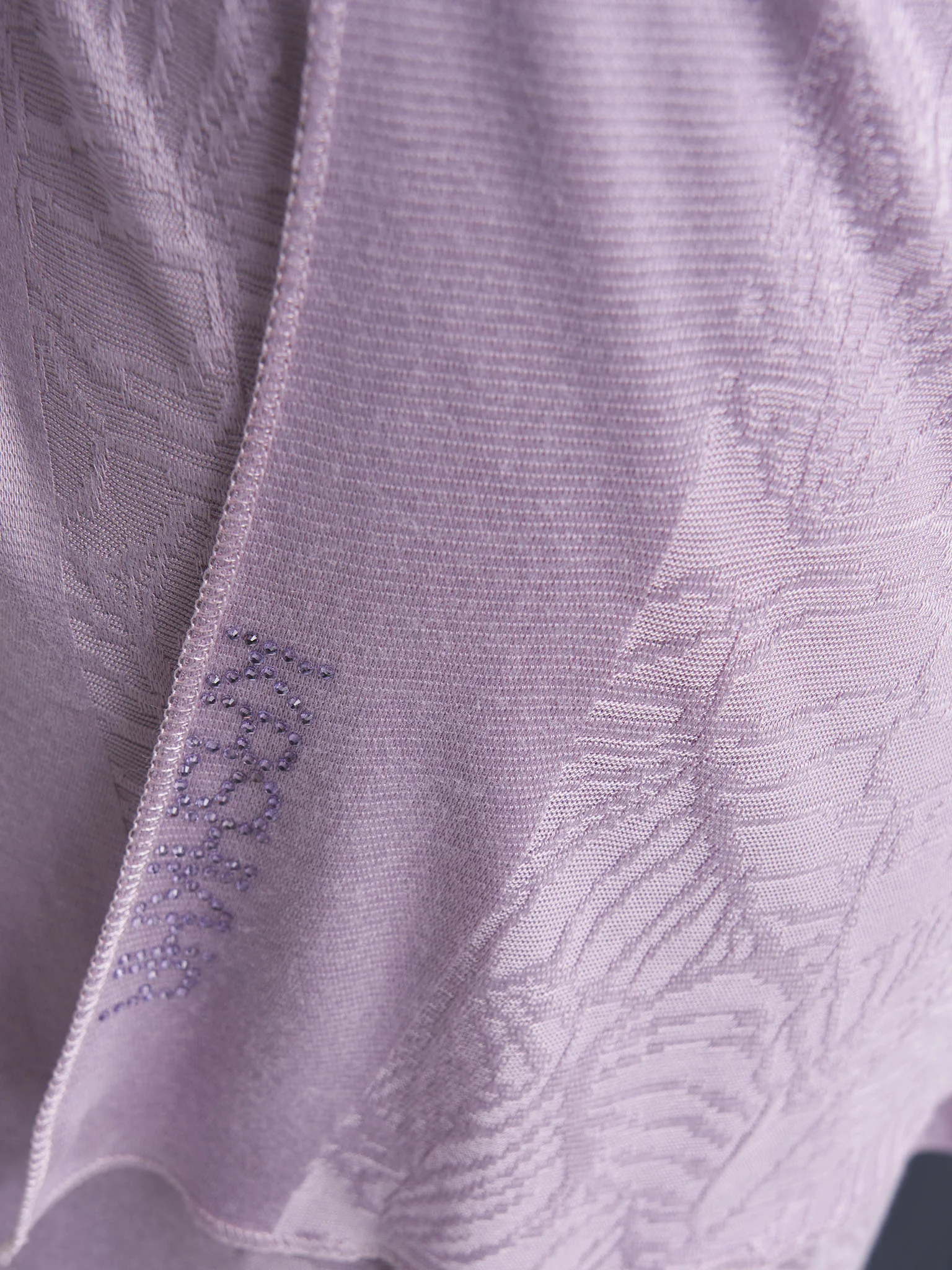 Floral Jacquard Self Print Jersey Hijab (SRKP22128L) - Image 30