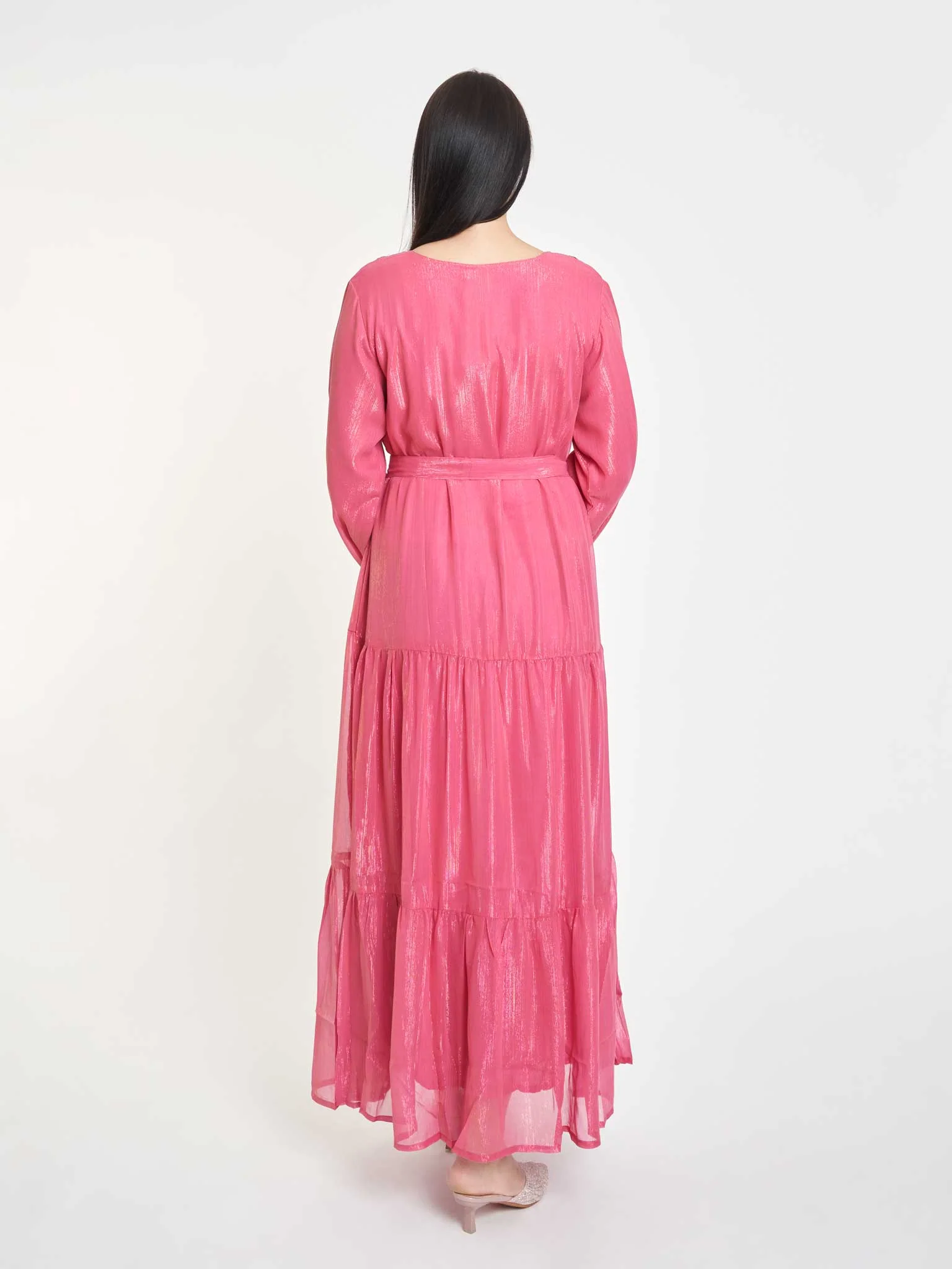 Shimmer Dress with Handwork - Image 4