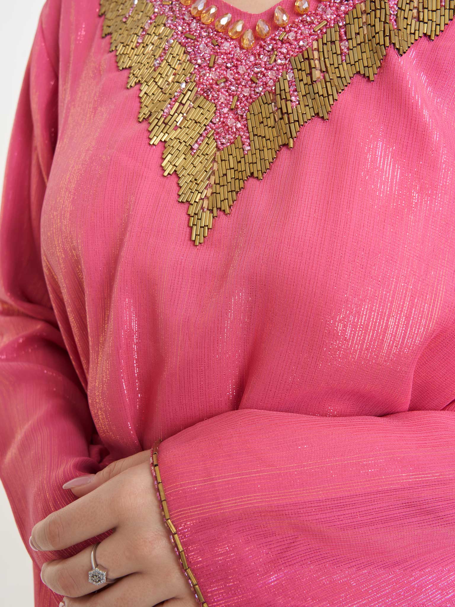 Shimmer Dress with Handwork - Image 6