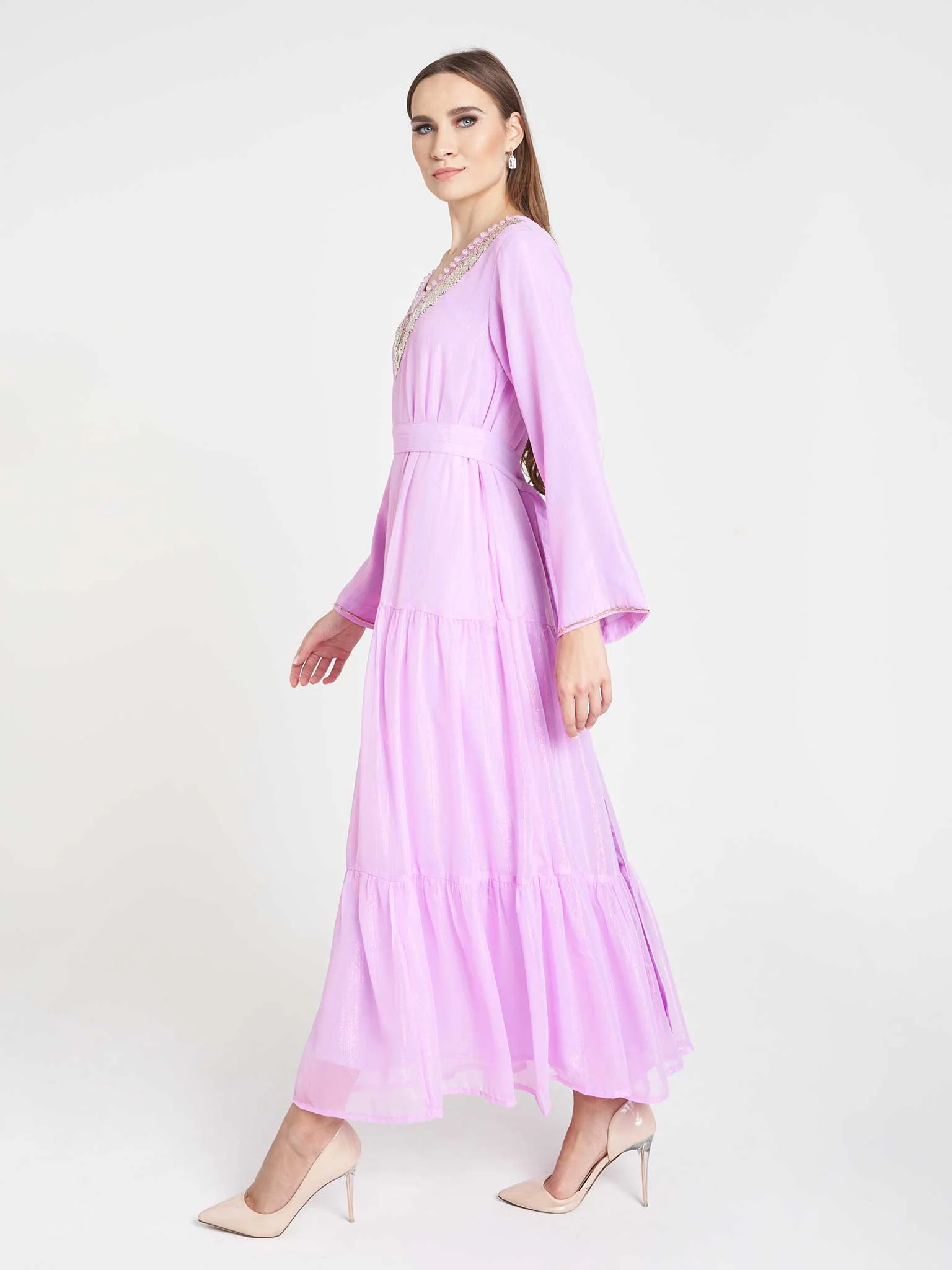 Shimmer Dress with Handwork - Image 8