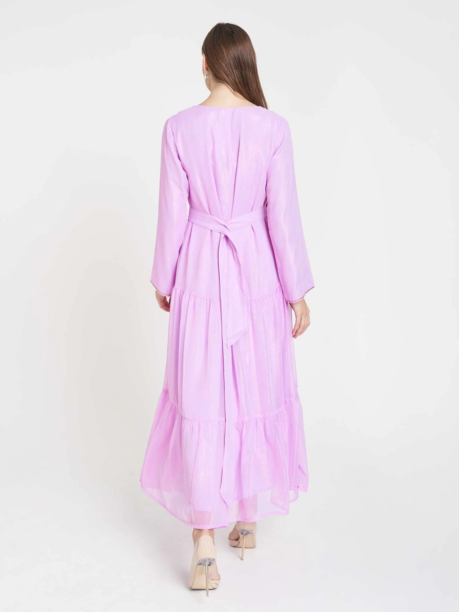 Shimmer Dress with Handwork - Image 9