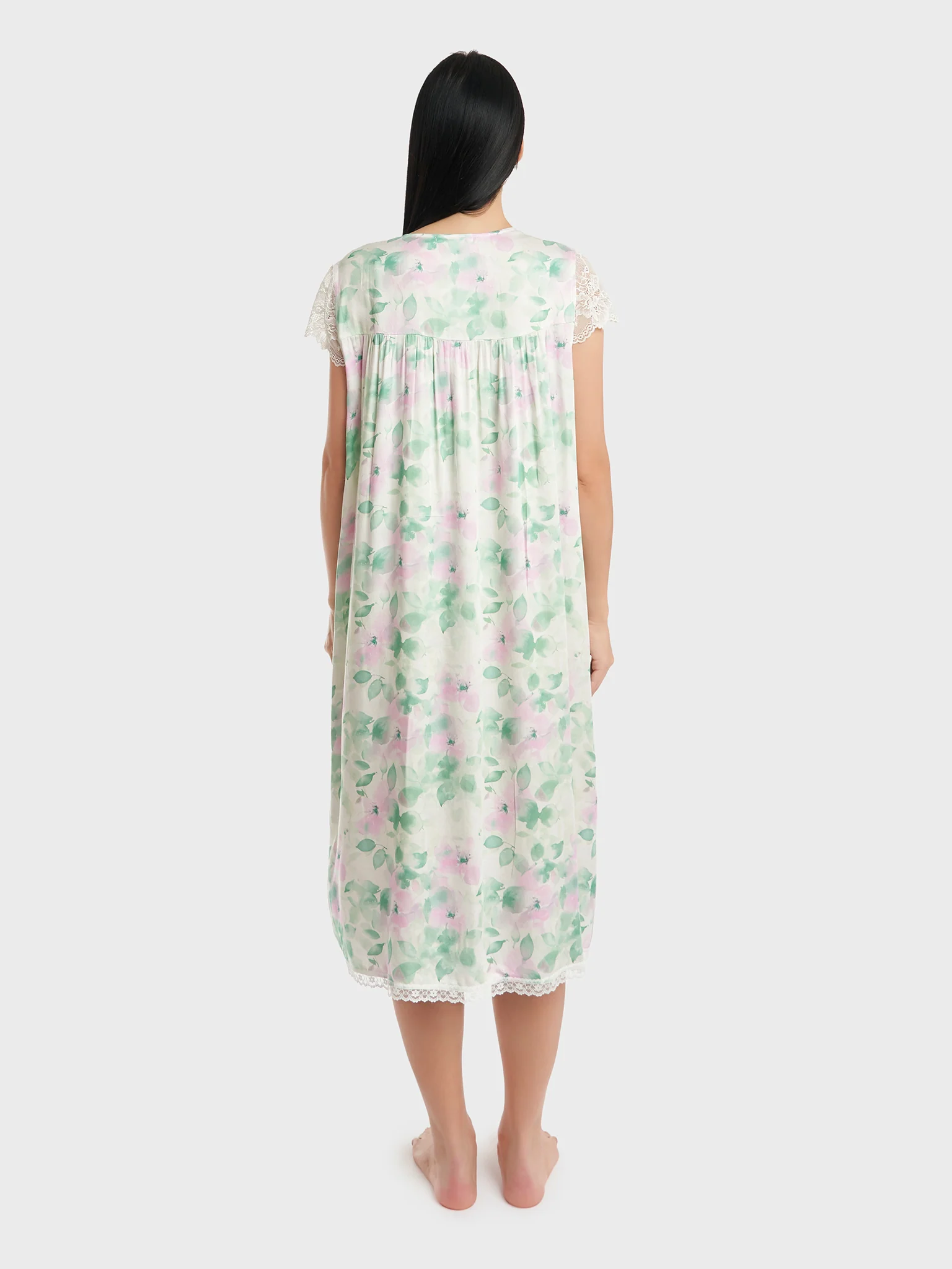 Printed Viscose Mini Nighty (CNH426A) - Image 4