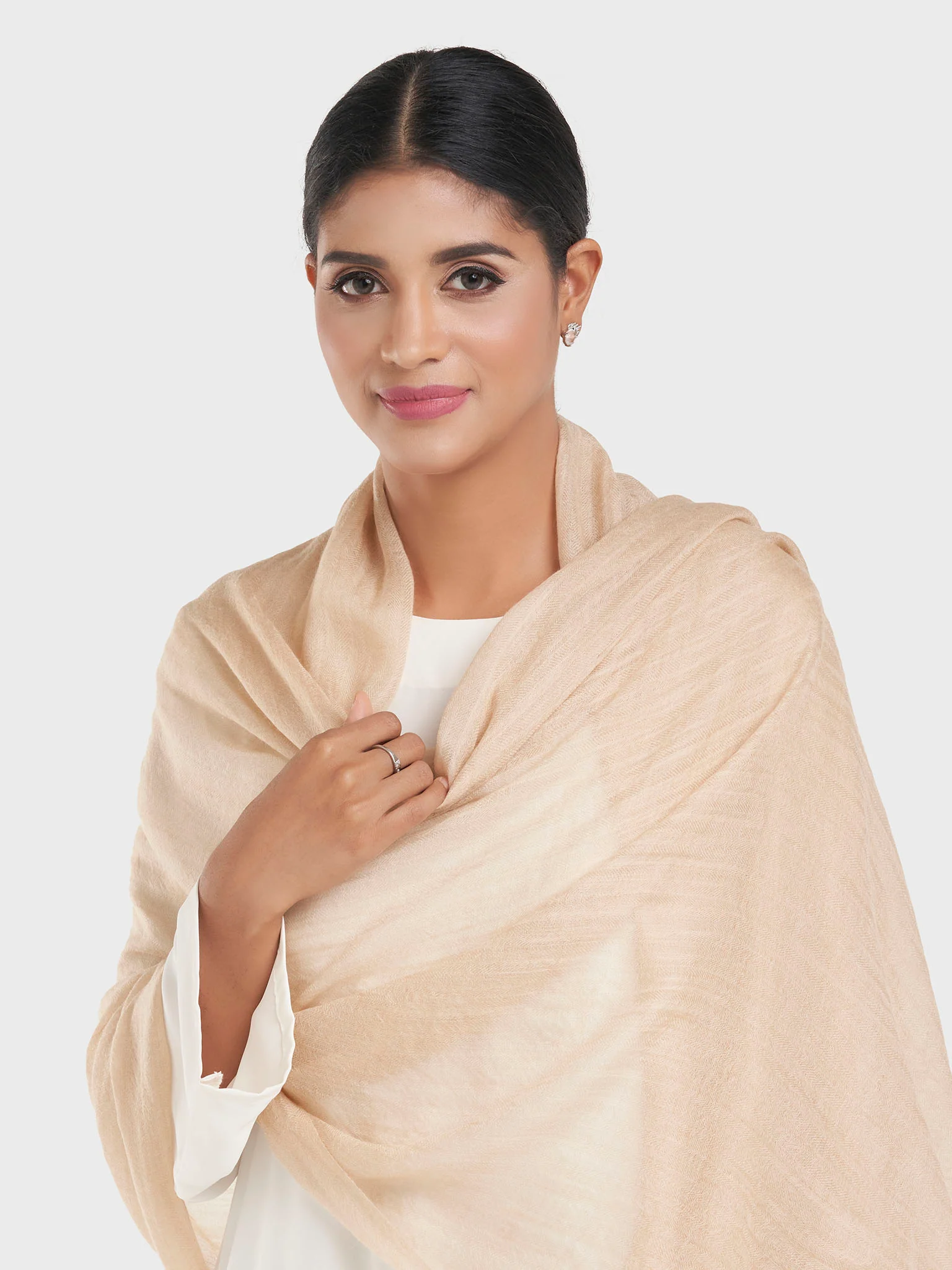 Premium Quality Camel Wool Shawl (KGC023)
