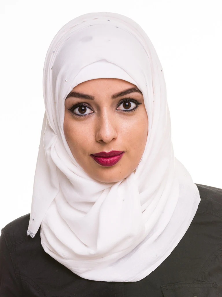 Voile Cotton Diamante Hijab - Image 10