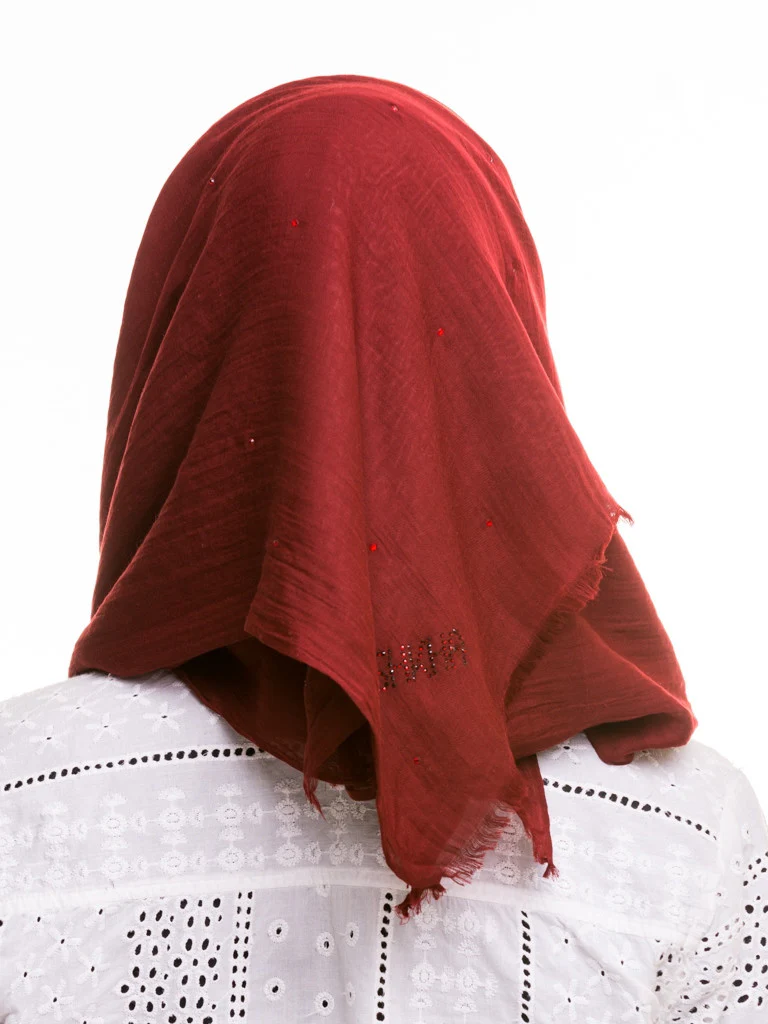 Voile Cotton Diamante Hijab - Image 15