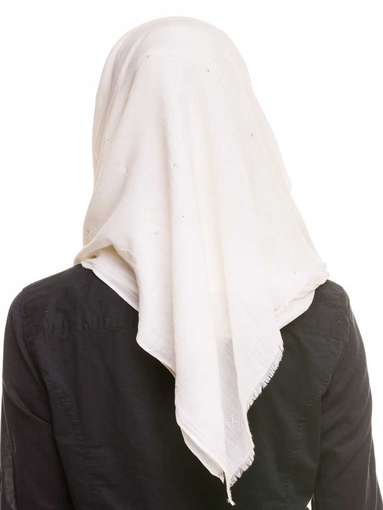 Voile Cotton Diamante Hijab - Image 18