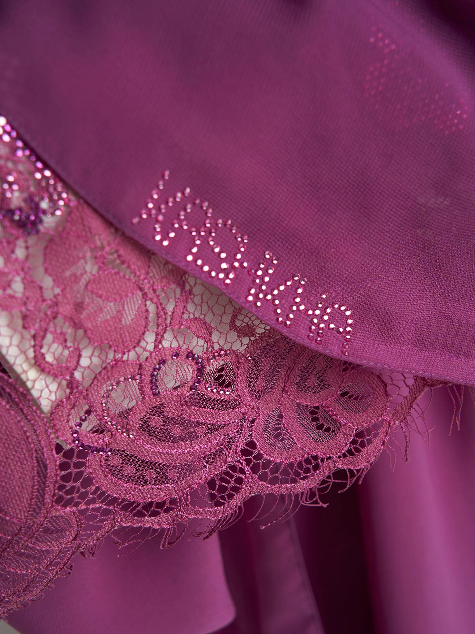 Stone Work Wool Chiffon Hijab (KP18216L) - Image 24