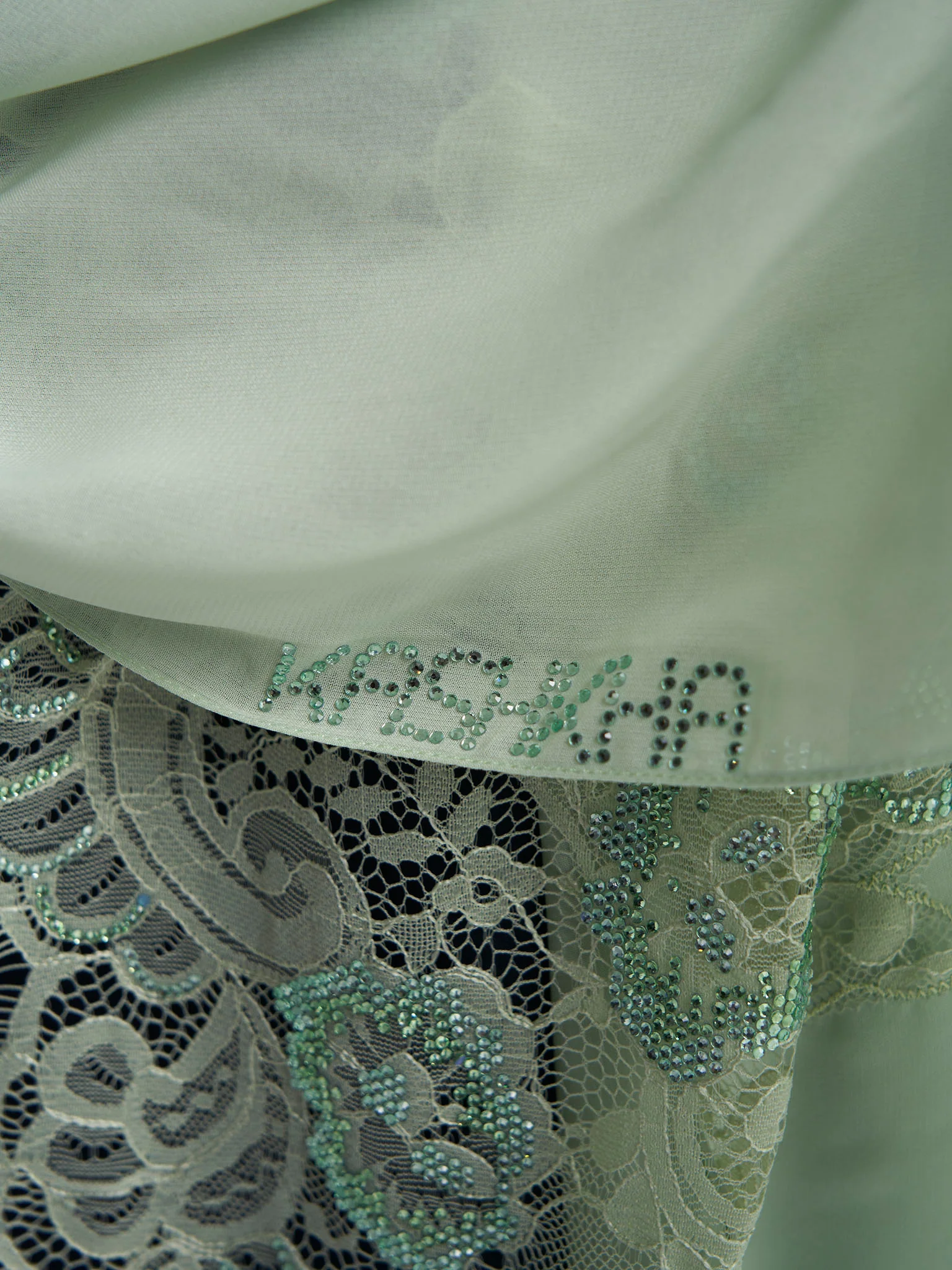Stone Work Wool Chiffon Hijab (KP18216L) - Image 36