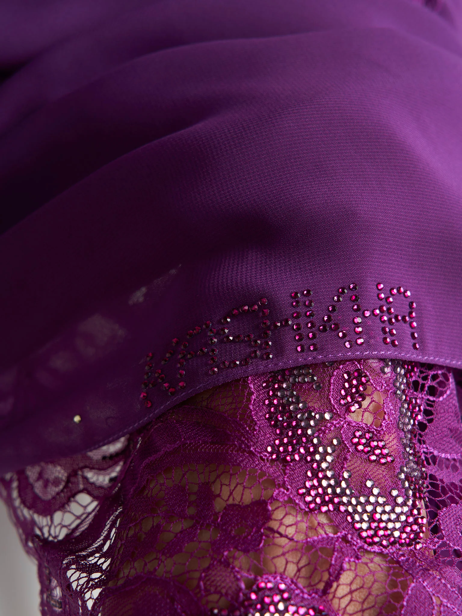 Stone Work Wool Chiffon Hijab (KP18216L) - Image 44