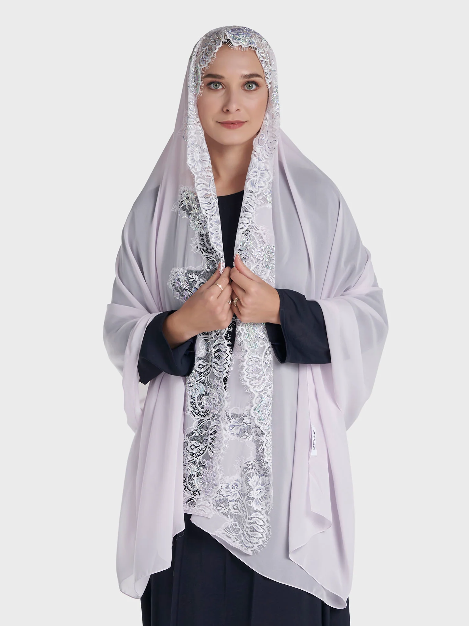 Dantel Wool Chiffon Hijab (KP18217L) - Image 60
