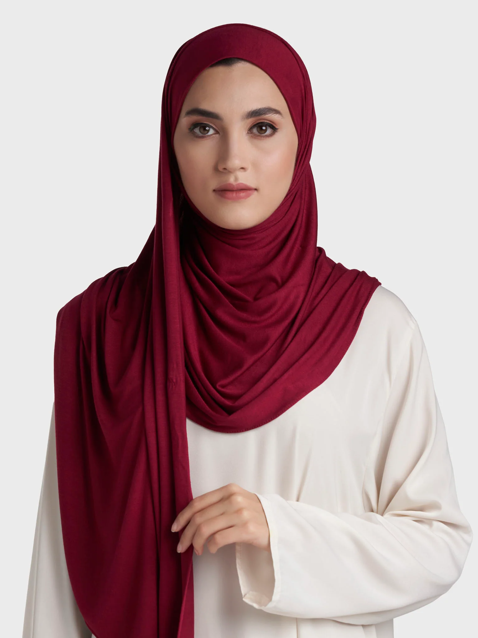 Kashkha Jersey Plain Ready to Wear Hijab (SRKP1335L) - Image 111