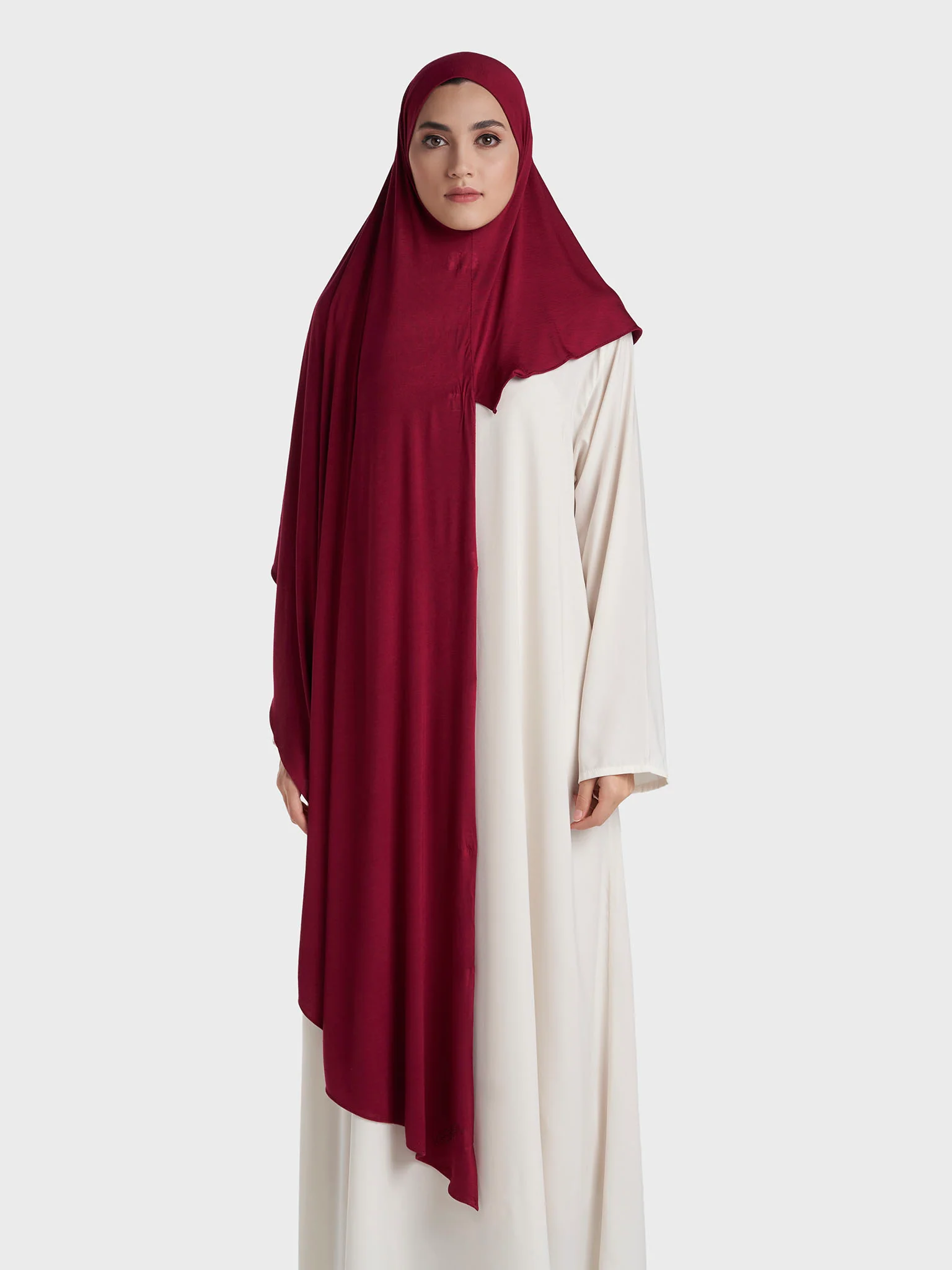 Kashkha Jersey Plain Ready to Wear Hijab (SRKP1335L) - Image 112