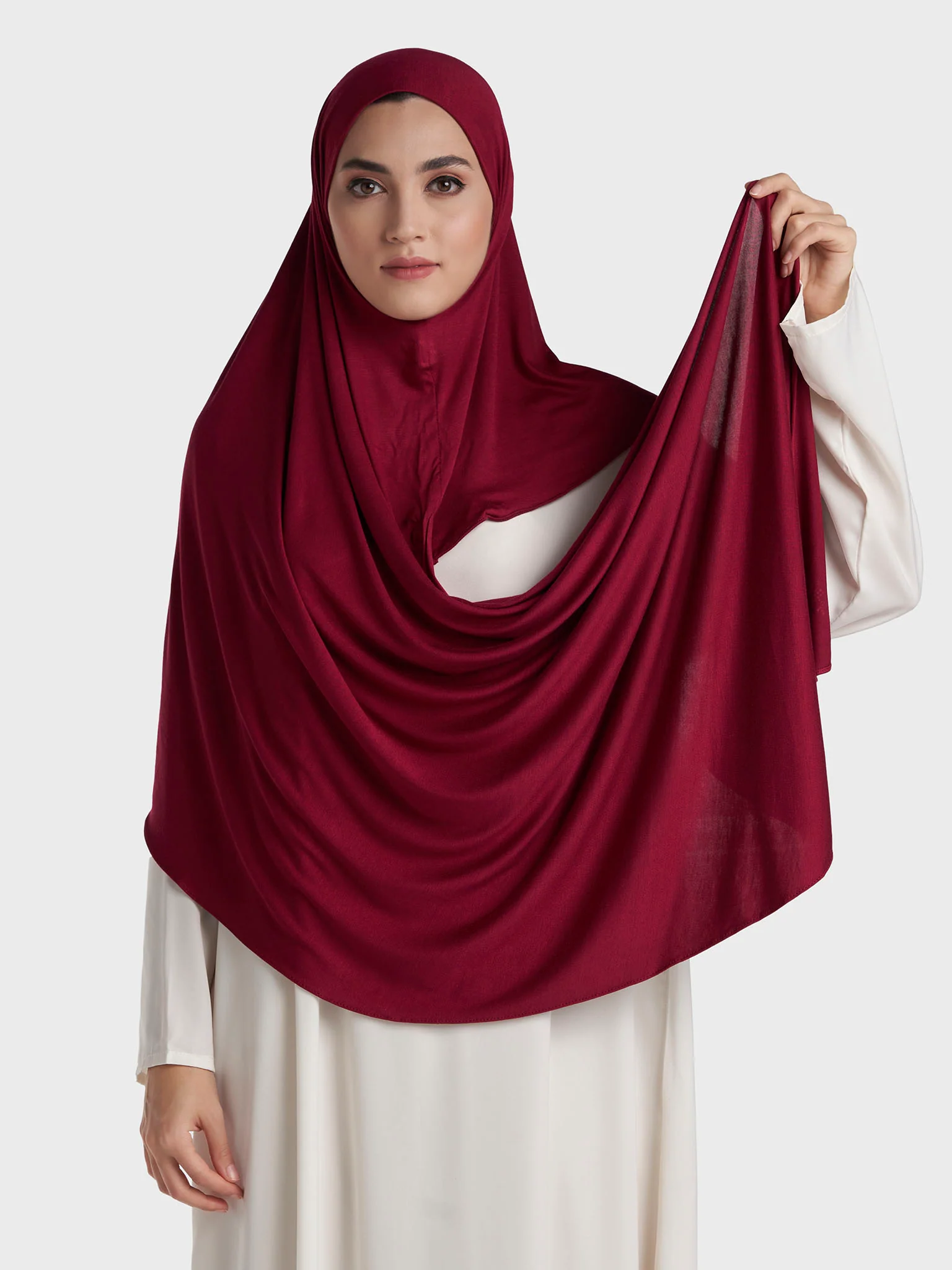 Kashkha Jersey Plain Ready to Wear Hijab (SRKP1335L) - Image 113