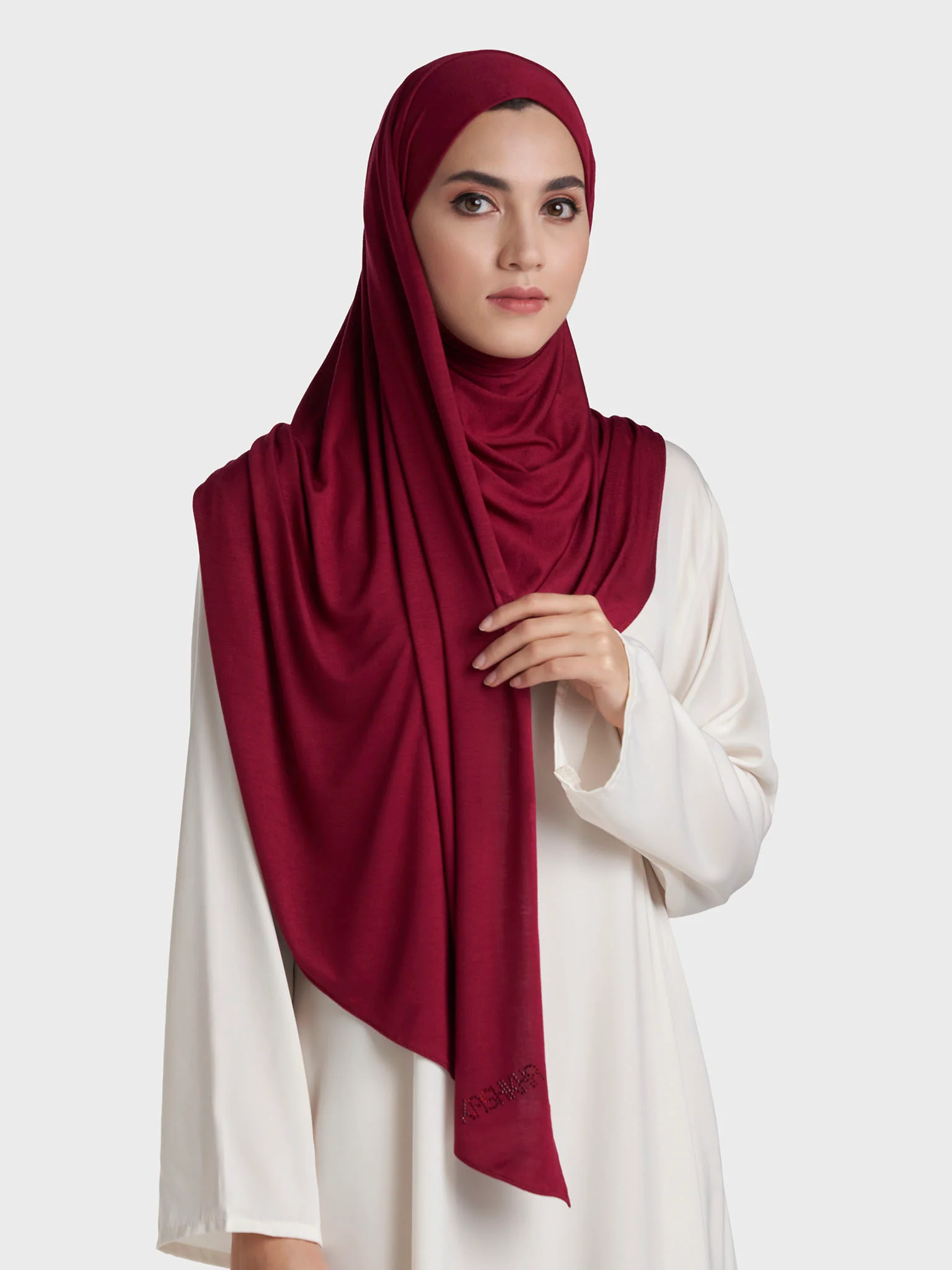 Kashkha Jersey Plain Ready to Wear Hijab (SRKP1335L) - Image 114