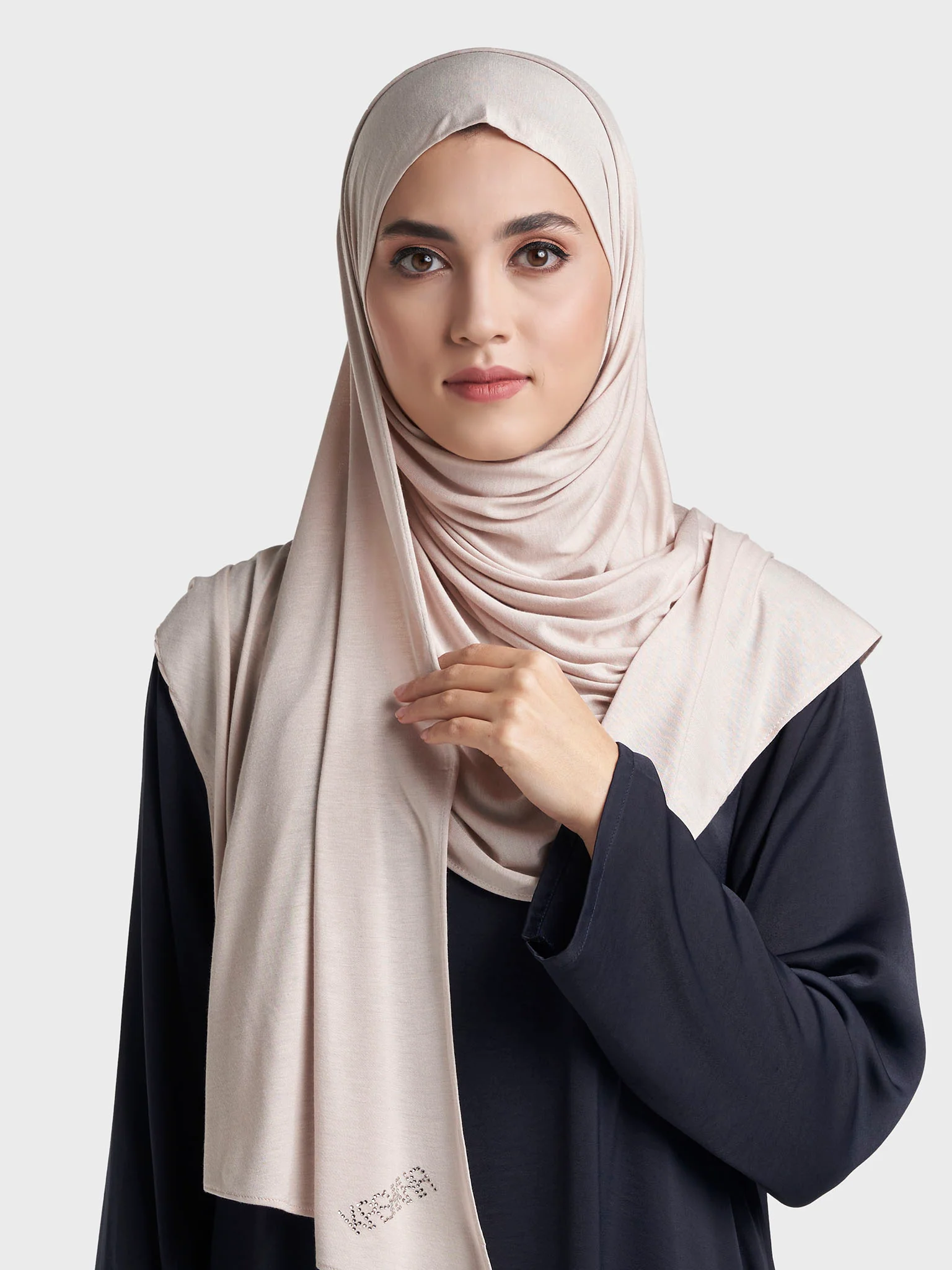 Kashkha Jersey Plain Ready to Wear Hijab (SRKP1335L) - Image 131