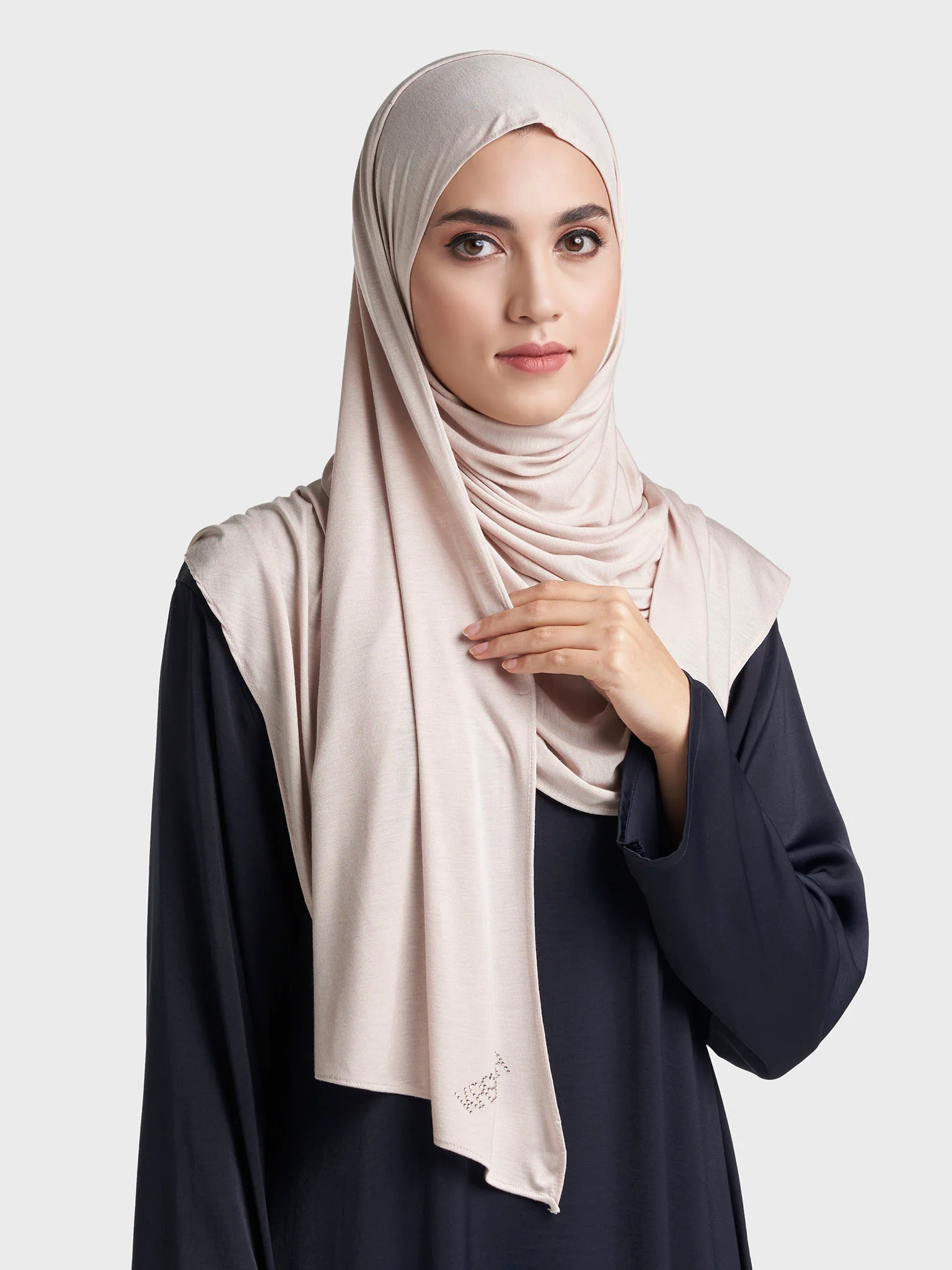 Kashkha Jersey Plain Ready to Wear Hijab (SRKP1335L) - Image 134