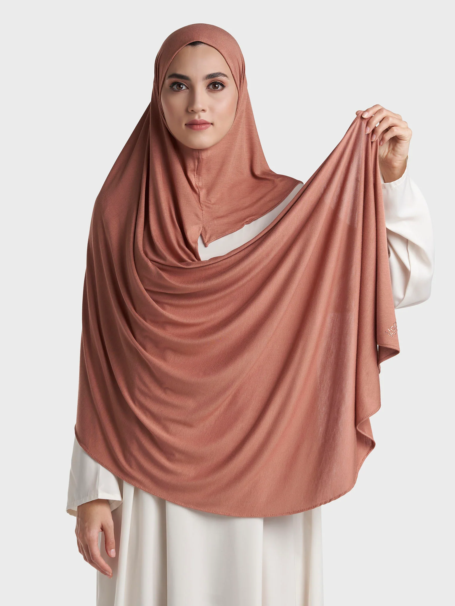 Kashkha Jersey Plain Ready to Wear Hijab (SRKP1335L) - Image 148