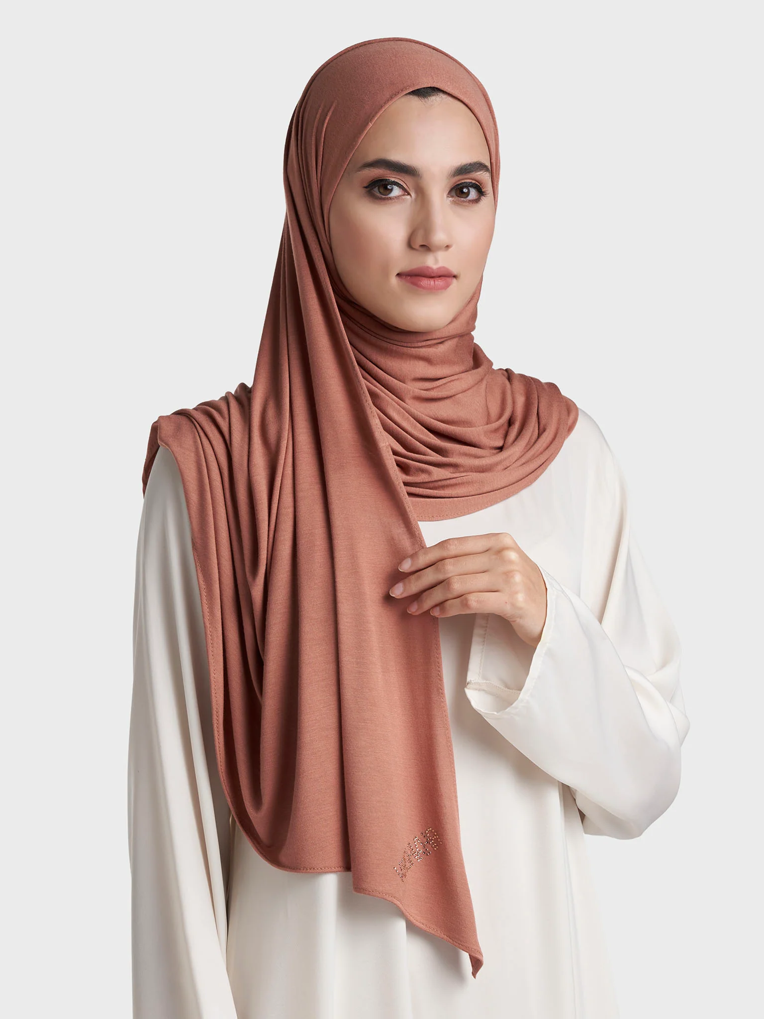 Kashkha Jersey Plain Ready to Wear Hijab (SRKP1335L) - Image 149