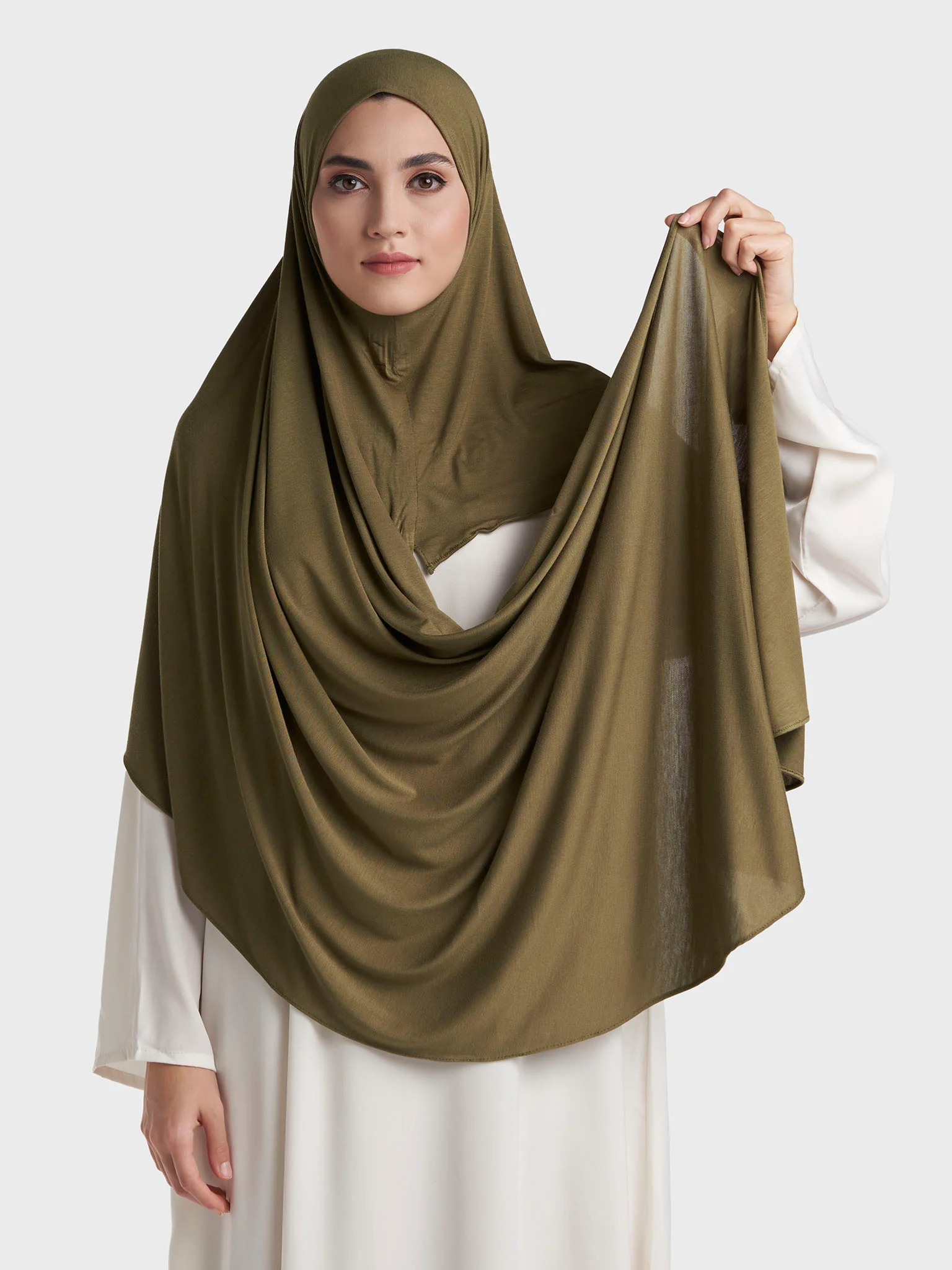 Kashkha Jersey Plain Ready to Wear Hijab (SRKP1335L) - Image 153