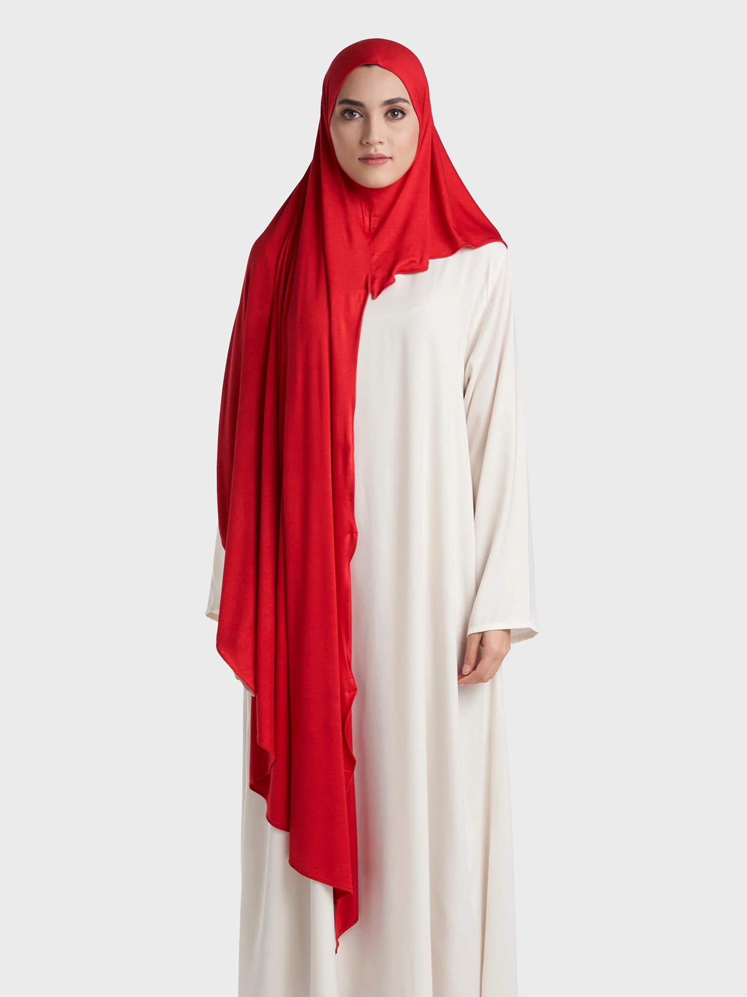 Kashkha Jersey Plain Ready to Wear Hijab (SRKP1335L) - Image 162