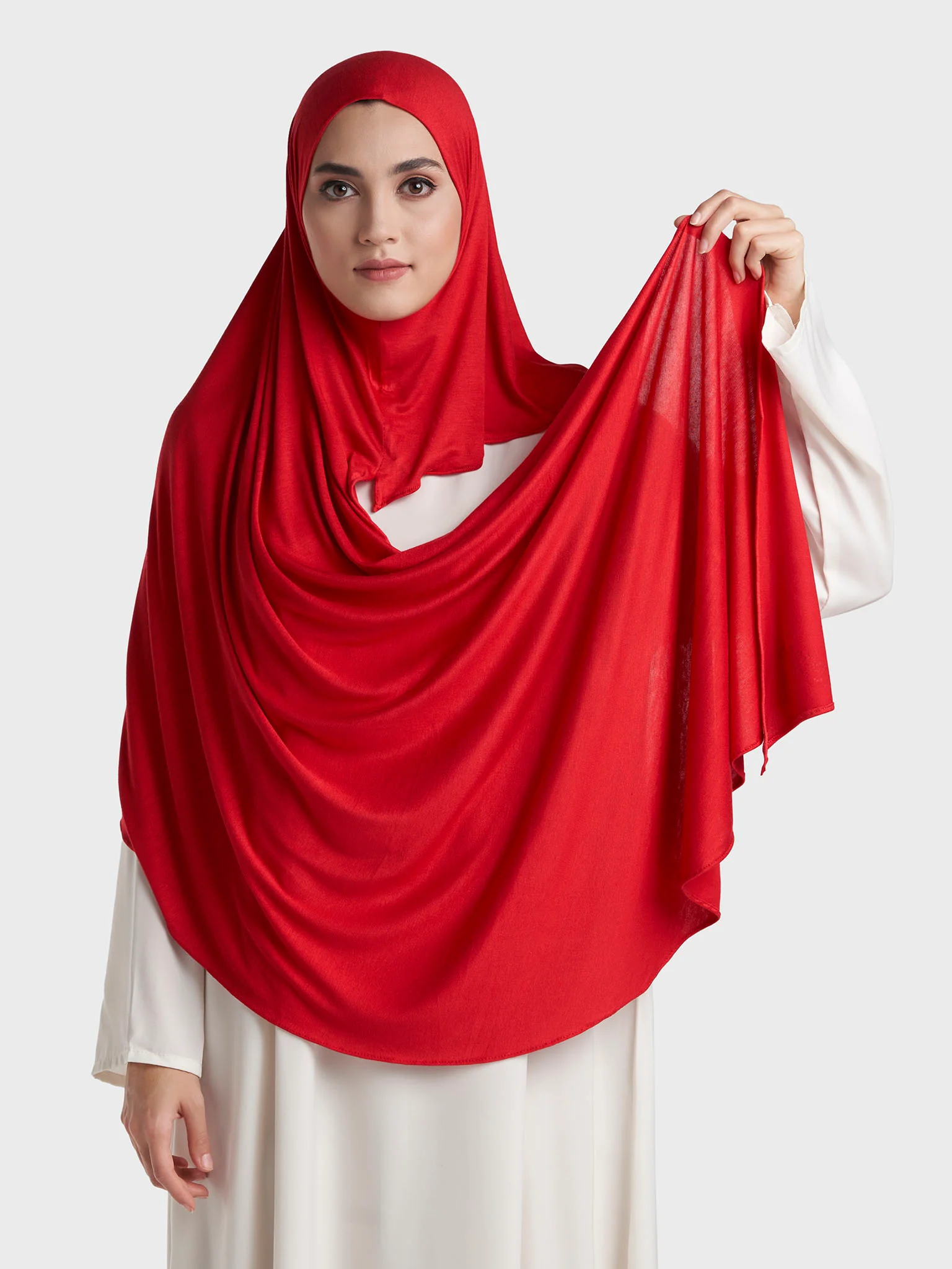 Kashkha Jersey Plain Ready to Wear Hijab (SRKP1335L) - Image 163
