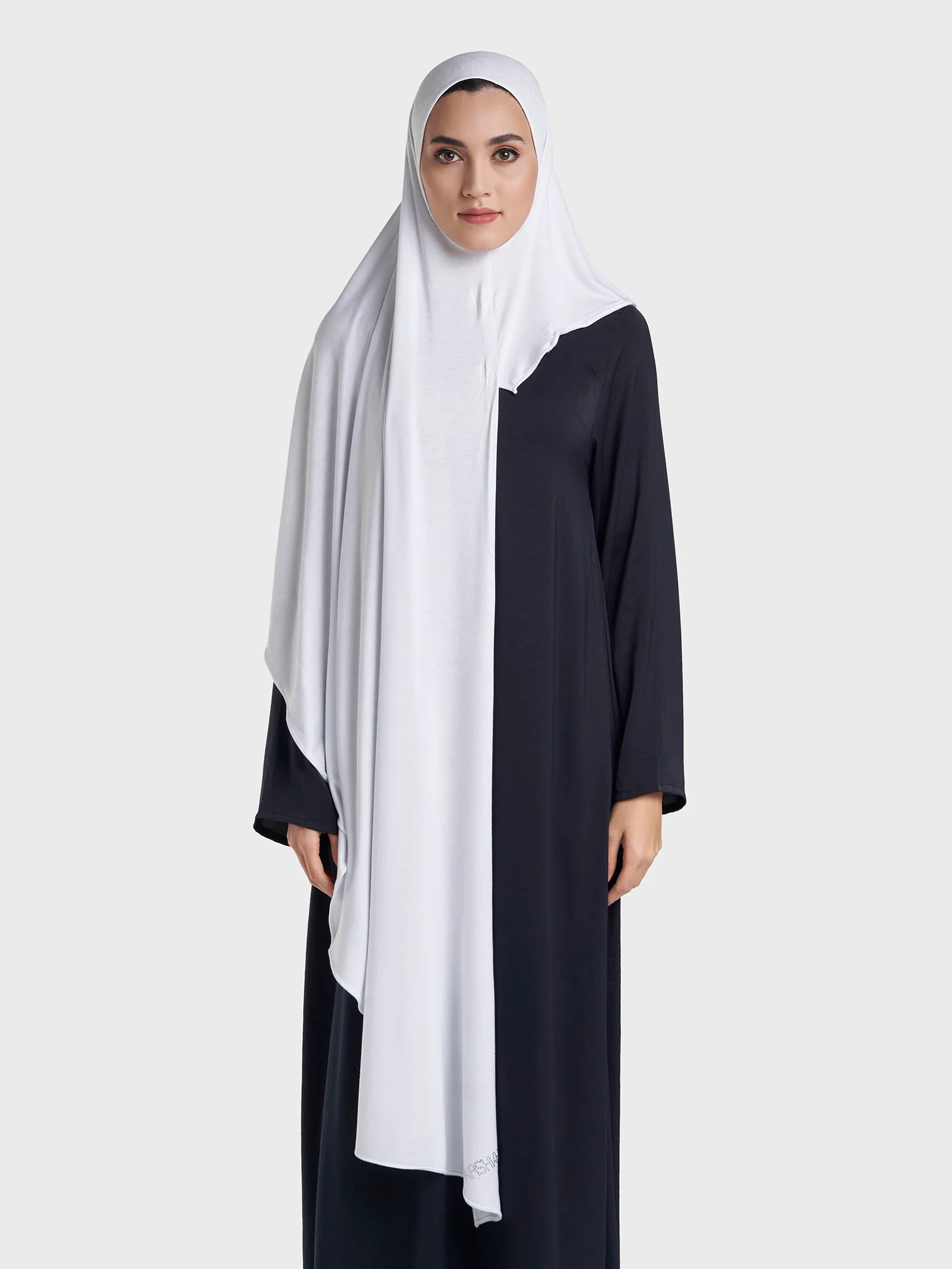 Kashkha Jersey Plain Ready to Wear Hijab (SRKP1335L) - Image 173