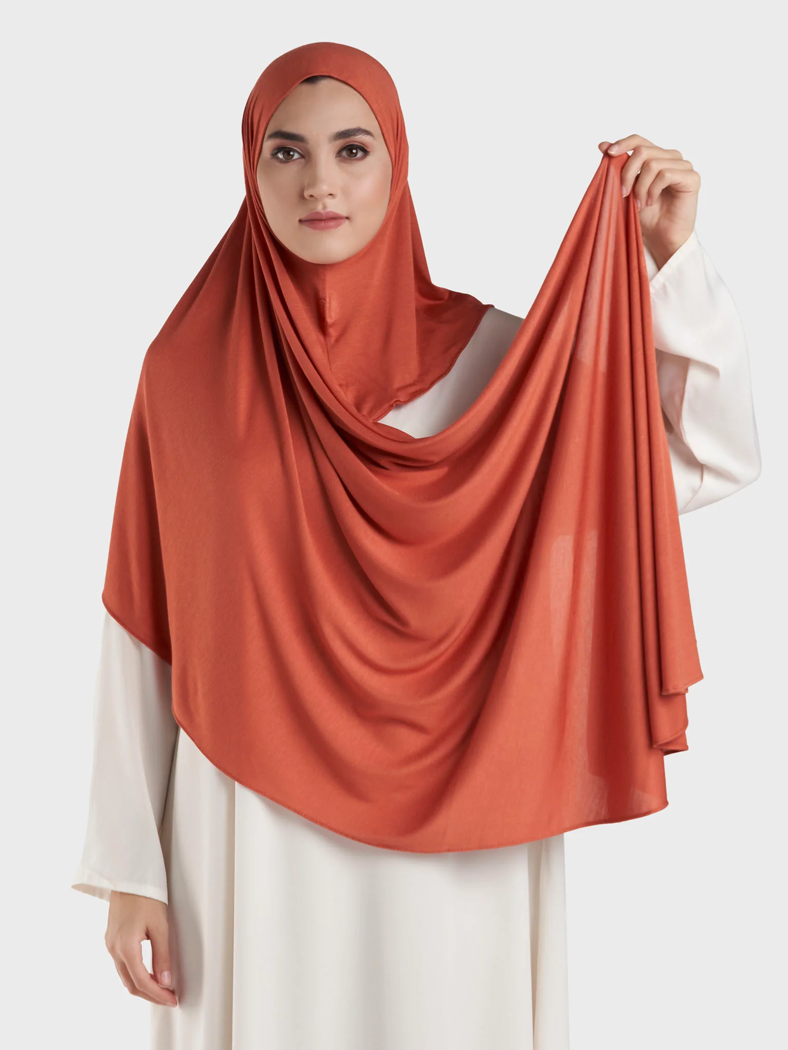 Kashkha Jersey Plain Ready to Wear Hijab (SRKP1335L) - Image 3
