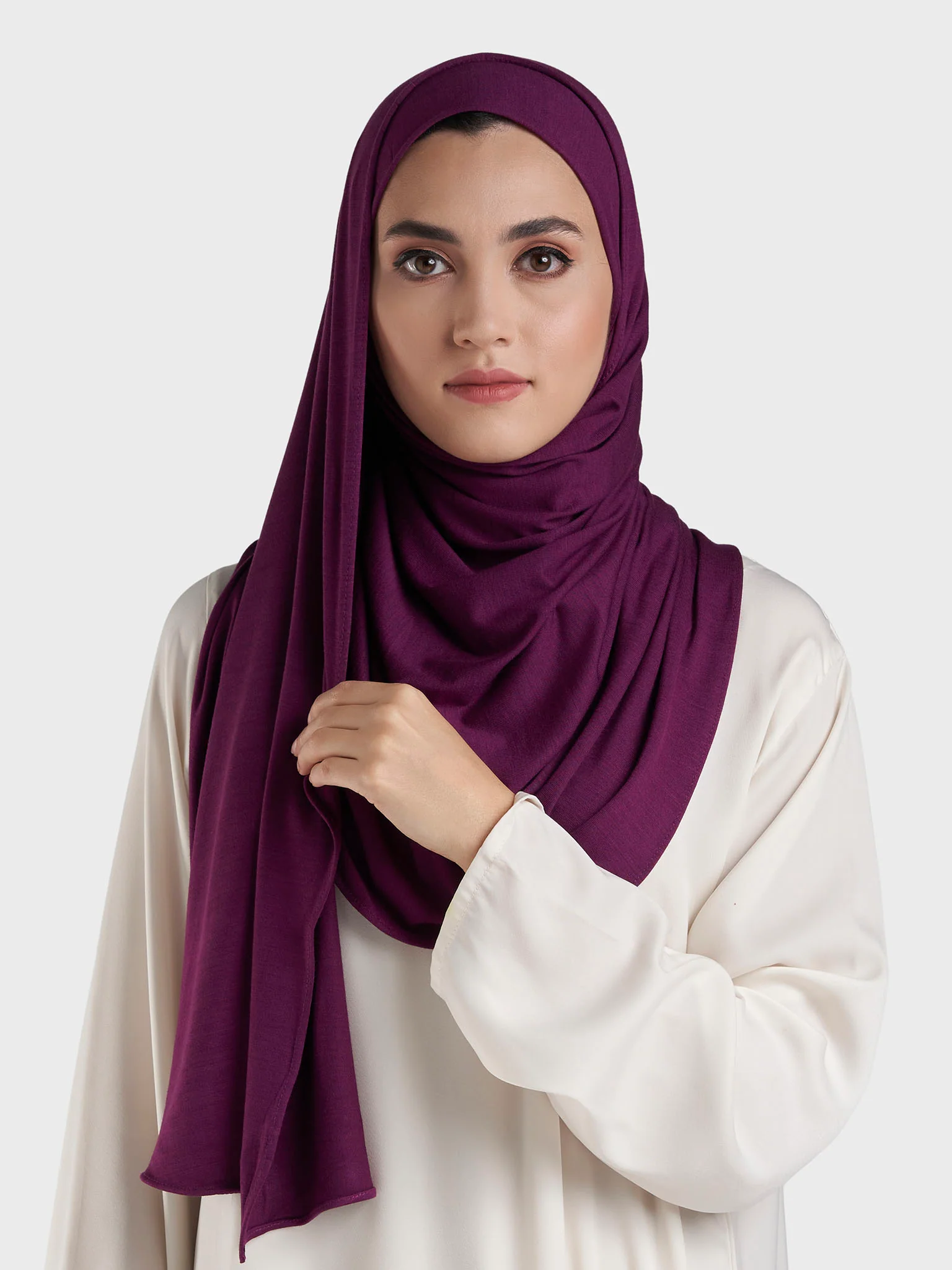 Kashkha Jersey Plain Ready to Wear Hijab (SRKP1335L) - Image 46