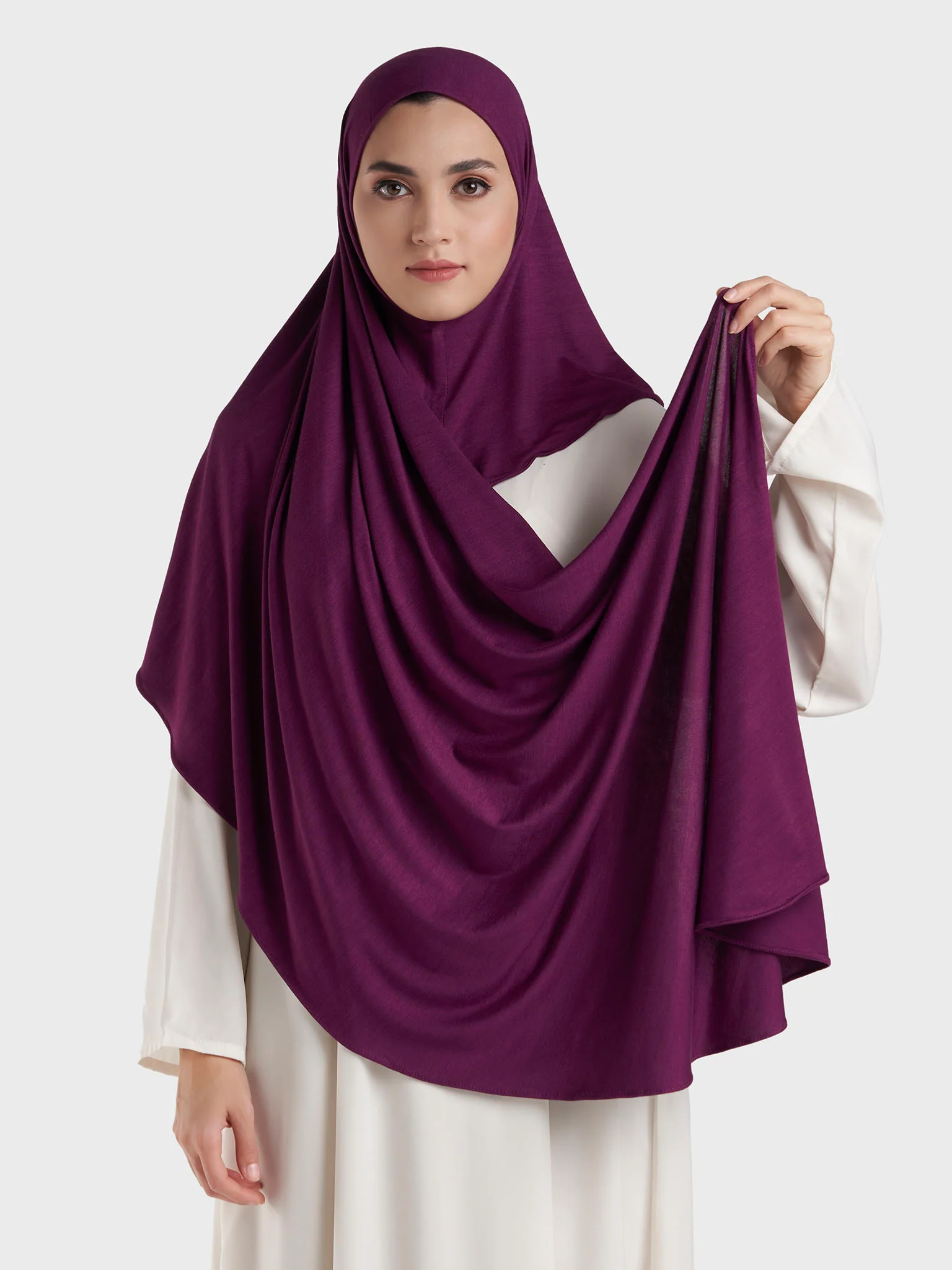 Kashkha Jersey Plain Ready to Wear Hijab (SRKP1335L) - Image 48