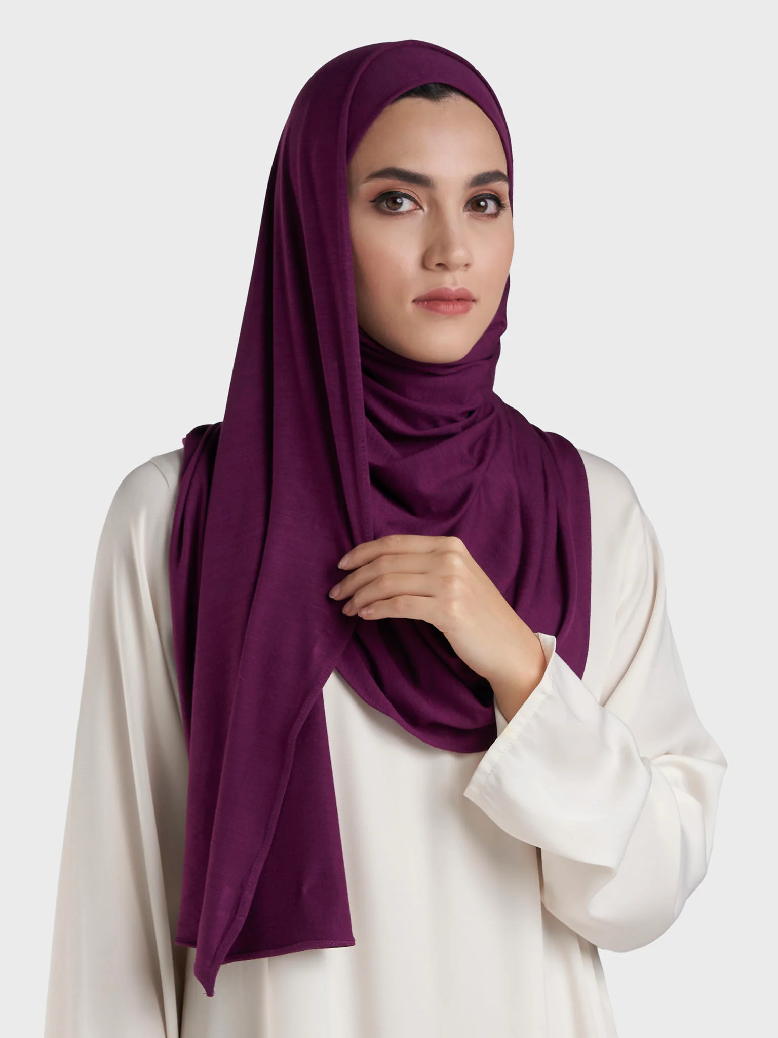 Kashkha Jersey Plain Ready to Wear Hijab (SRKP1335L) - Image 49