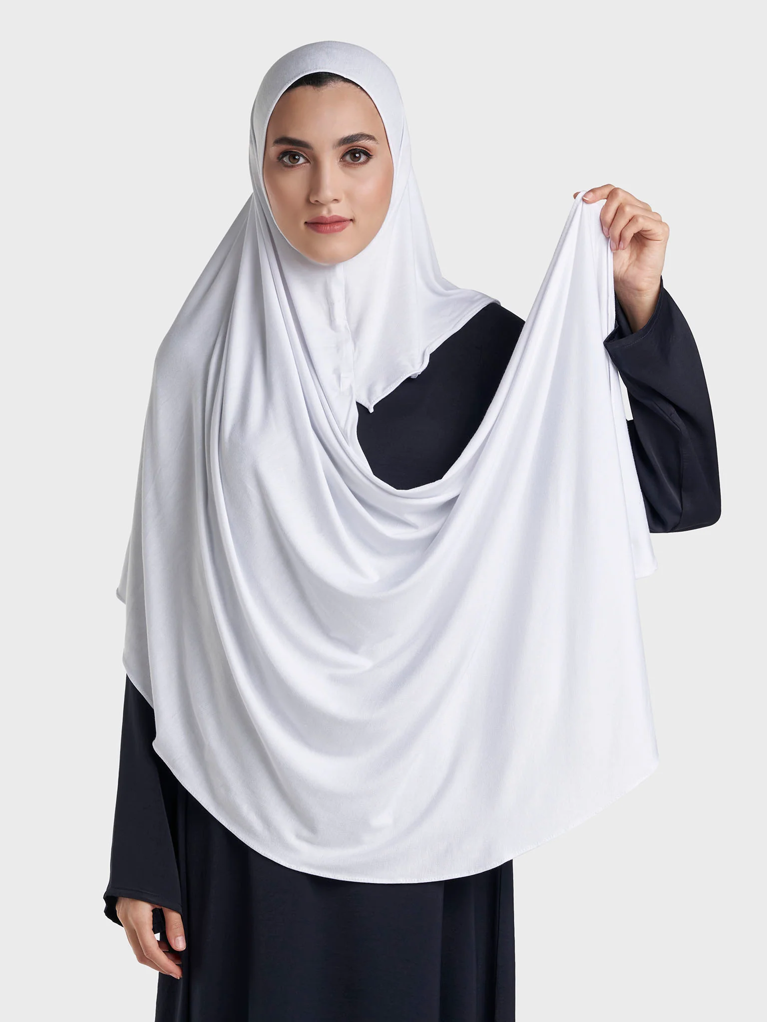 Kashkha Jersey Plain Ready to Wear Hijab (SRKP1335L) - Image 8