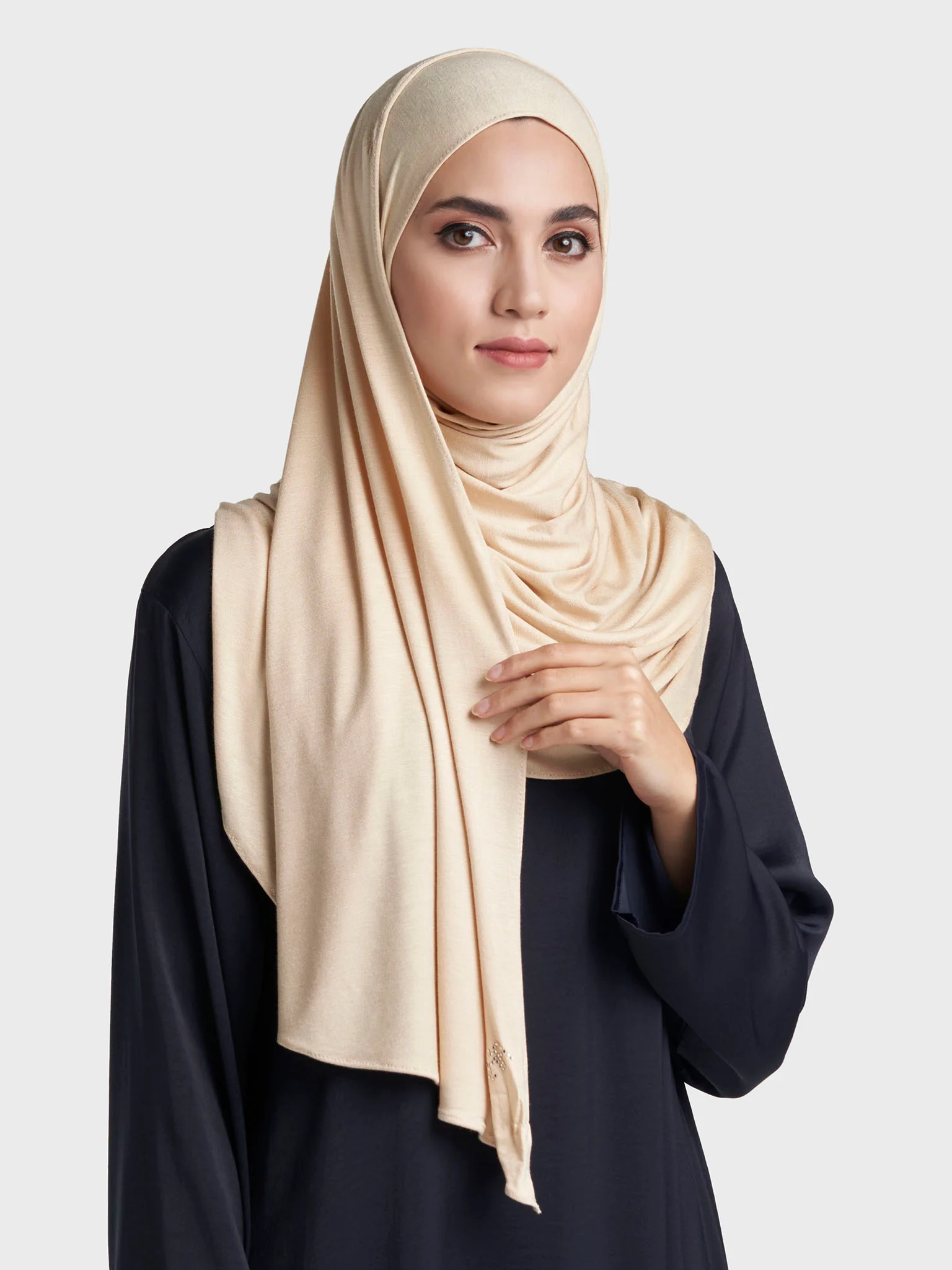 Kashkha Jersey Plain Ready to Wear Hijab (SRKP1335L) - Image 89