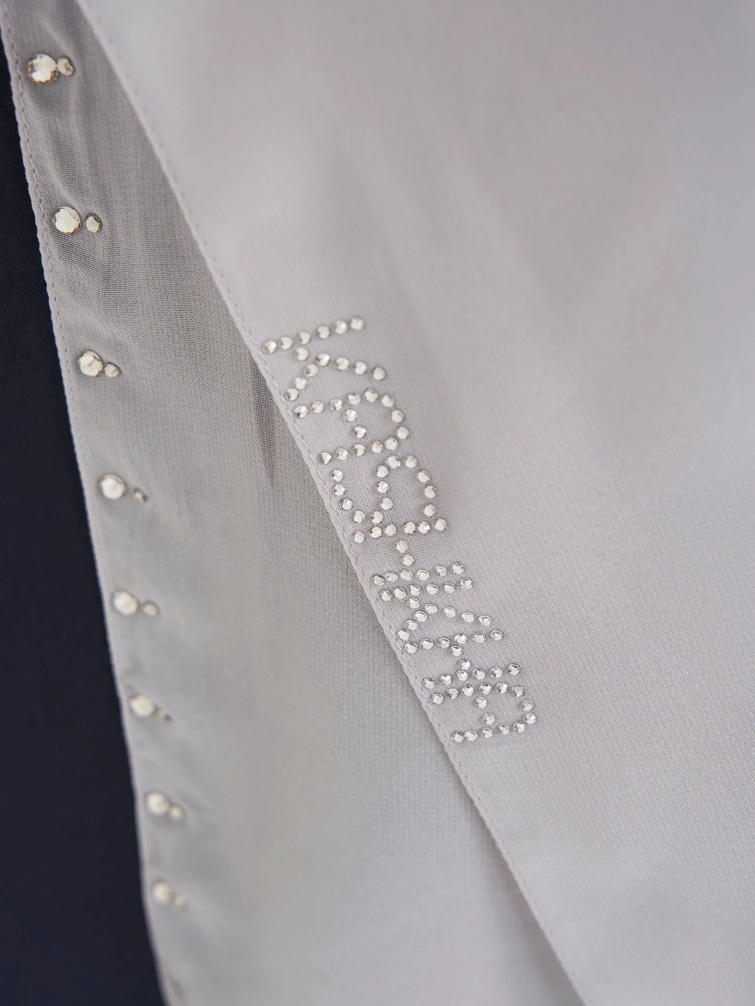 Chiffon Hijab with Stonework Motif Border (KP18201L) - Image 14