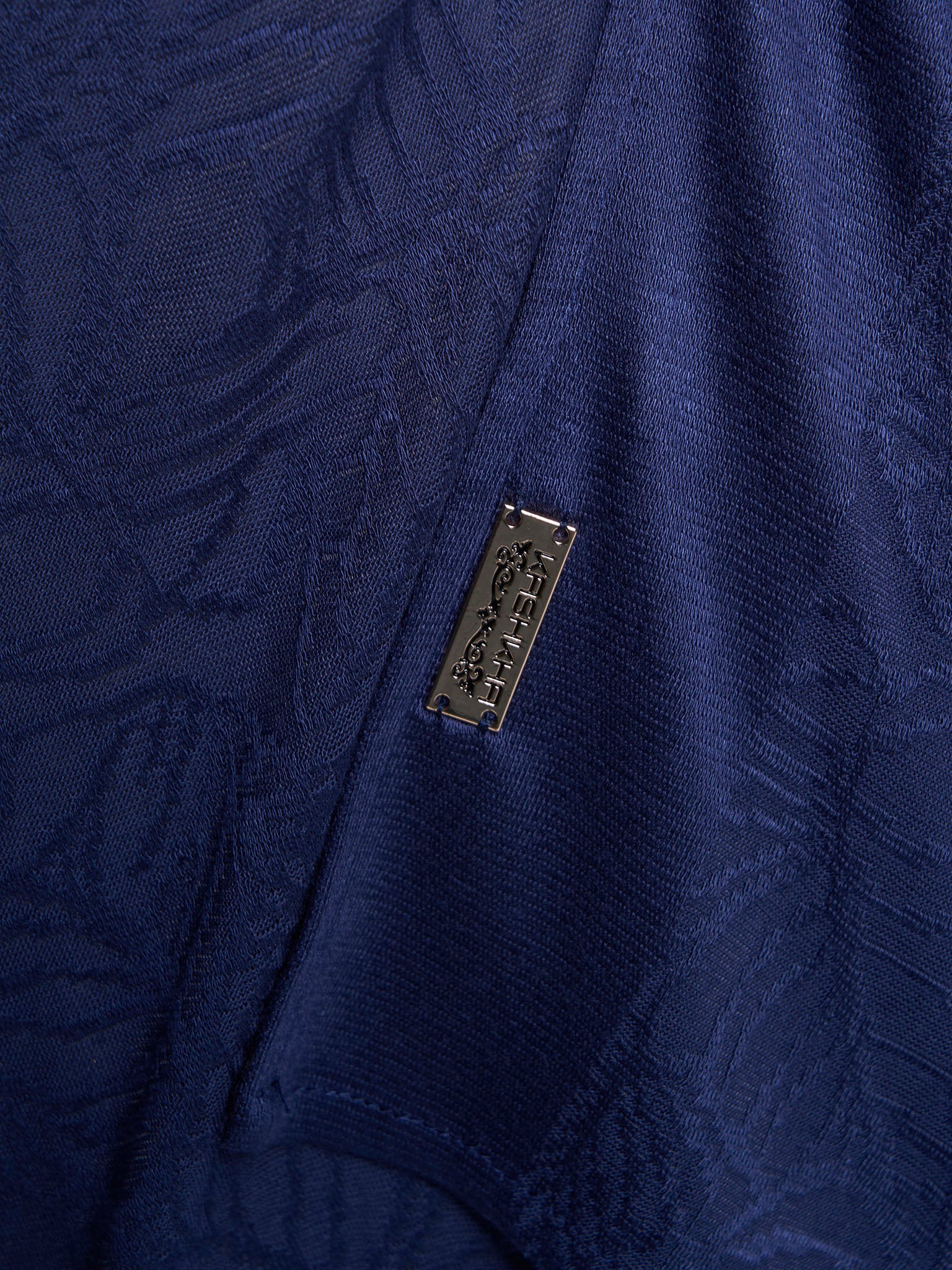 Solid Self Design Leaf Jacquard Print Hijab (KP18208L) - Image 11