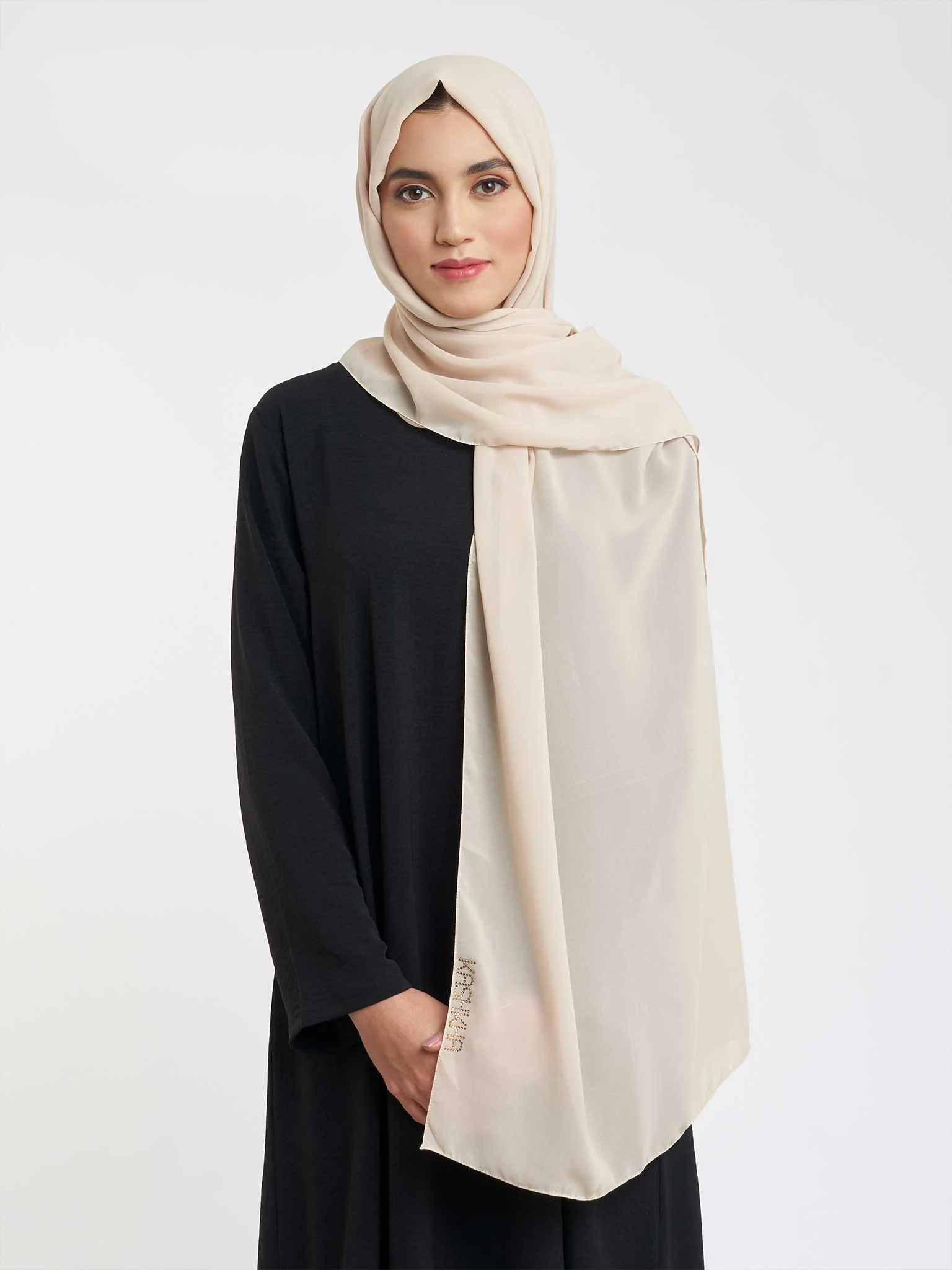 Plain Solid Colour Chiffon Hijab (KP4451L) - Image 47