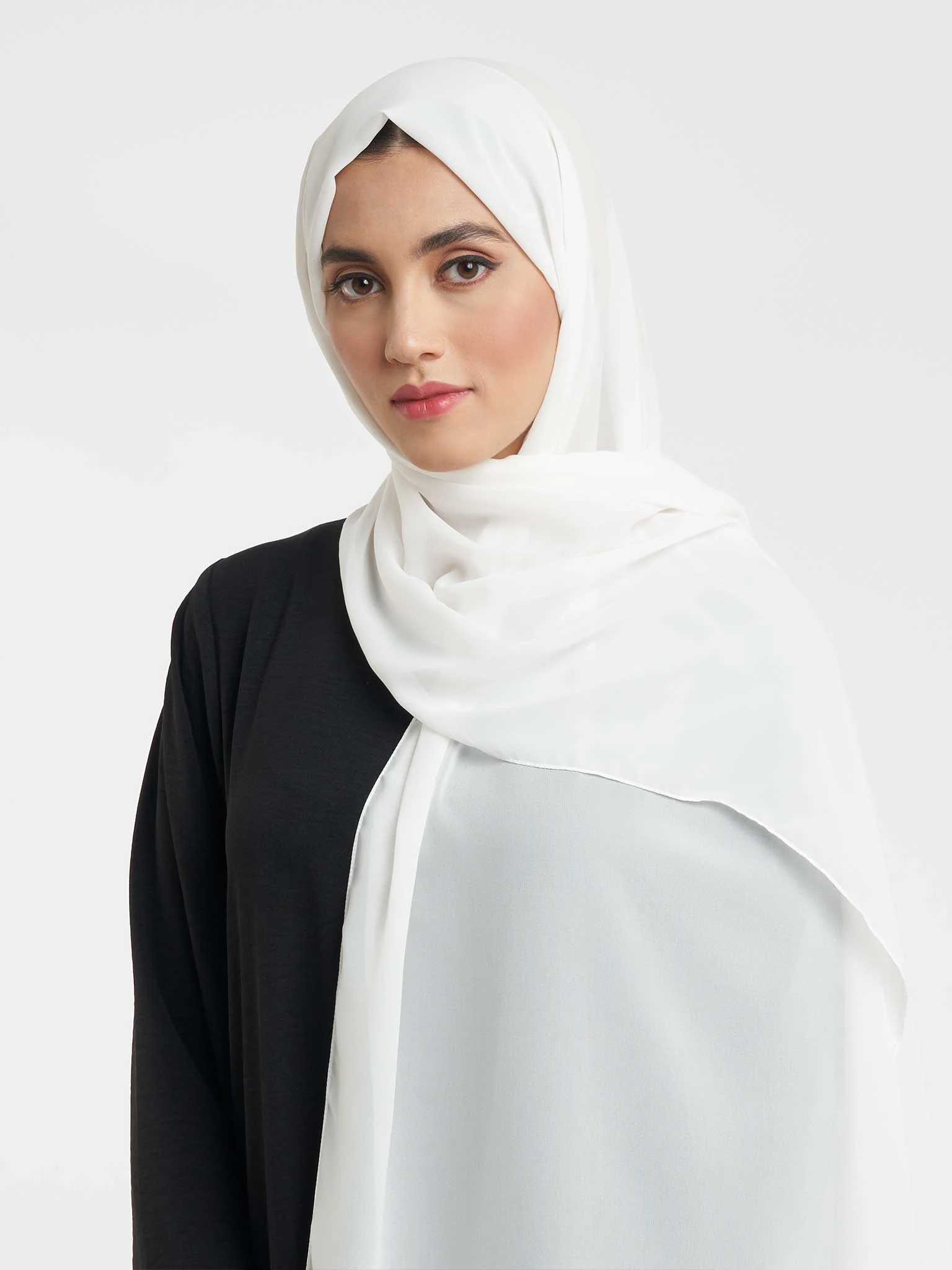 Plain Solid Colour Chiffon Hijab (KP4451L) - Image 56